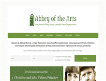 Tablet Screenshot of abbeyofthearts.com